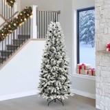 VidaXL Brad de Crăciun artificial cu 300 LED Alb 93 x 93 x 240 cm 3396070