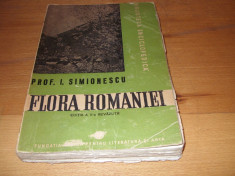 ION SIMIONESCU - FLORA ROMANIEI ( 1947, bogat ilustrata, format mai mare )* foto