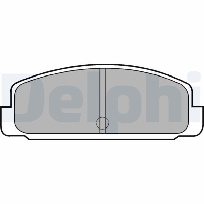 DELPHI LP401 set placute frana,frana disc foto
