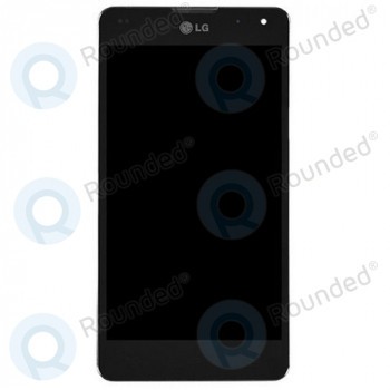 Ecran LCD LG E975 Optimus G cu digitizator și ramă (albă)