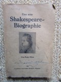 EINE NEUE SHAKESPEARE-BIOGRAPHIE CU SEMNATURA SCRIITORULUI ION MARIN SADOVEANU