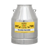 Bidon Inox 30 Litri pentru Aparat de Muls AgroElectro, Manere Sigure