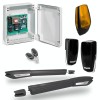Kit Automatizare Poarta Batanta MOTORLINE JAG400, 2x5m, 500kg/foaie, 2 Telecomenzi, Fotocelule, Lampa Avertizare
