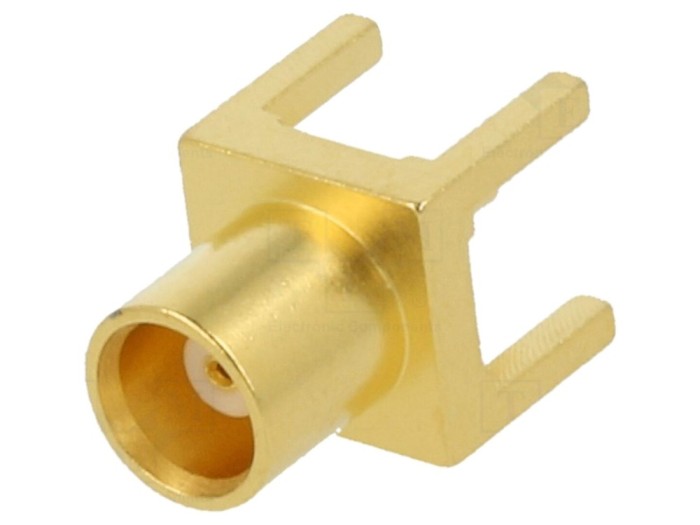 Conector MCX mamă drept 50&Omega; THT