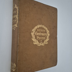 Carte veche 1859 Robert Burns Centenary poems engleza