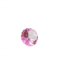 Cristal decorativ din sticla k9 diamant mic - 3cm roz