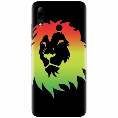 Husa silicon pentru Huawei P Smart 2019, Rasta Color Lion foto