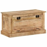 Cumpara ieftin Banca de depozitare pantofi, 85x40x45 cm, lemn masiv de mango