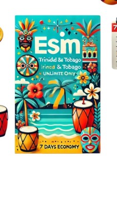 eSIM Trinidad and Tobago Unlimited 7 Days Economy foto
