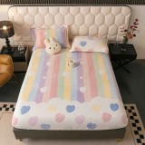 Cumpara ieftin Husa de Pat Cocolino cu Elastic + 2 Fete de Perna pentru Pat Dublu-FR137