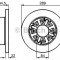 Disc frana IVECO DAILY III caroserie inchisa/combi (1997 - 2007) BOSCH 0 986 478 886