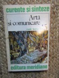 ARTA SI COMUNICARE - RENE BERGER - BUC.1976