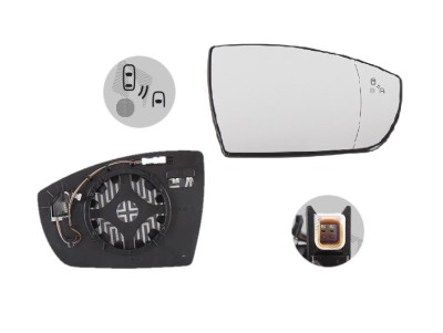 Geam oglinda exterioara Ford Ecosport 12.2013-10.2017/10.2017-, Escape 11.2012-02.2016/02.2016-12.2020, Kuga 01.2013-02.2016/02.2016-01.2020; dreapta foto
