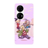 Husa compatibila cu Huawei Nova Y70 model Ed Edd and Eddy Adventures, Silicon, TPU, Viceversa, Transparent, Carcasa