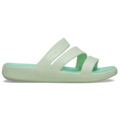 Papuci Crocs Getaway Strappy Verde - Jade Tint