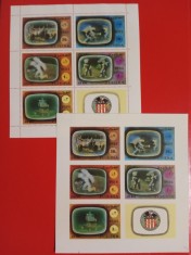 FUJEIRA, SPACE - BLOCURI PERF./IMPERF.MNH foto