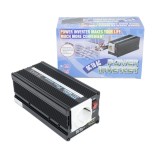 Invertor de tensiune President 400W alimentare 12V, iesire 230V, unda sinus modificata, mufa USB 5V 500mAh, cu clesti a