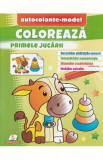 Coloreaza primele jucarii. Autocolante model