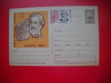 HOPCT 14816 GIUSEPPE VERDI- 1813-1901- MUZICA -MARILE ANIVERSARI CULTURALE- RPR- IP -ROMANIA -NECIRCULATA