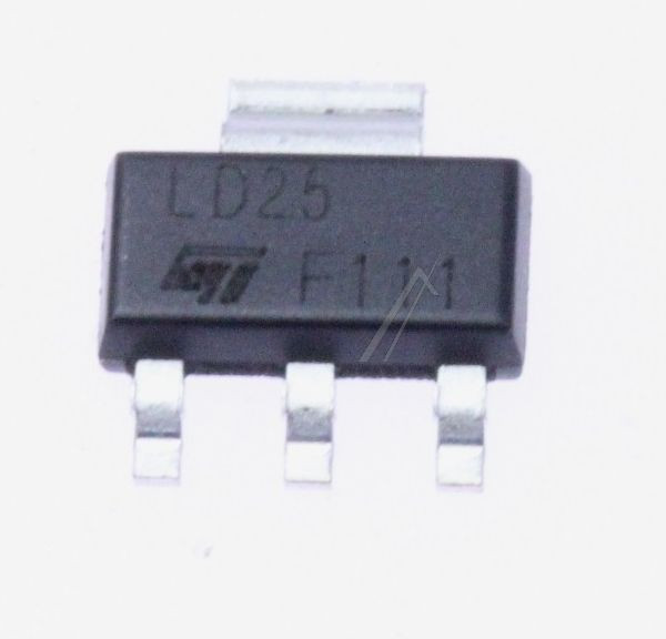 LD25 REGULATOR TENSIUNE LDO, +2,5V, 800MA, SOT223 LD1117S25CTR circuit integrat STMICROELECTRONICS