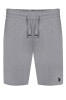 Pantaloni Scurti Barbati U.S. Polo Assn. Bald Gri Bumbac, Talie Elastica, Buzunare Laterale, Snur - Ideali Vara