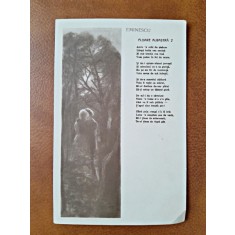 Carte postala ilustrata, Floare Albastra 2/Eminescu, 1924