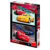 Puzzle 2 in 1 Cars 3 Cursa cea mare, 77 piese, 4-8 ani, Dino Toys
