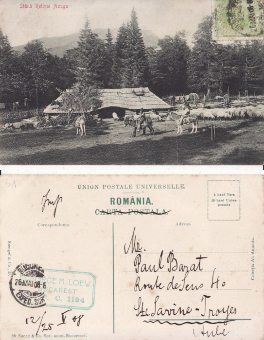 Azuga, Bucegi - Stana Retivoi-rara, perfin