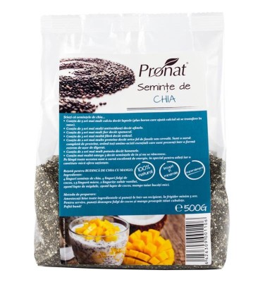 Seminte de Chia Pronat 500gr foto