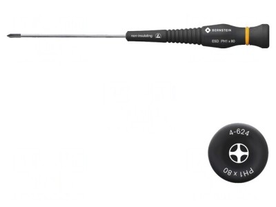 Şurubelniţă Precizie Phillips PH1 80mm ESD foto