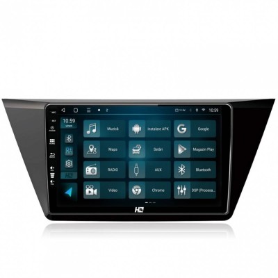 Navigatie Volkswagen Tiguan (2016+) 8GB RAM Android 13 Octacore Slot Sim 4G DSP GPS Wi-FI Carplay Android Auto USB Bluetooth Waze Touchscreen 10.1 Inc foto