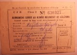 Abonament lunar CFR cu număr nelimitat de călătorii, 1982