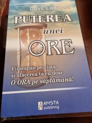 PUTEREA UNEI ORE - DAVE LAKHANI foto