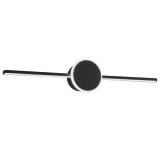 LAMPA APLICA de baie LED pentru oglinda 40CM APP848-1W ROUND BLACK