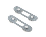 Set 2 mini sigurante universale pentru usi si dulapuri BabyJem, gri