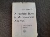 A PROBLEM BOOK IN MATHETICAL ANALYSIS G N BERMAN CARTONATA CU SUPRACOPERTA