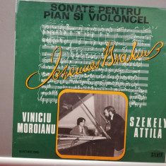 Brahms - Sonate pentru Pian Si Violoncel (Electrecord) - VINIL/ca Nou