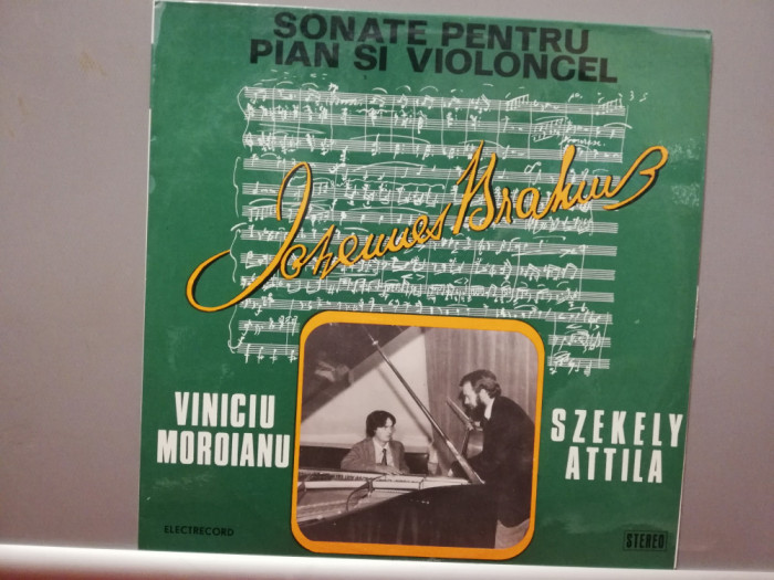 Brahms - Sonate pentru Pian Si Violoncel (Electrecord) - VINIL/ca Nou