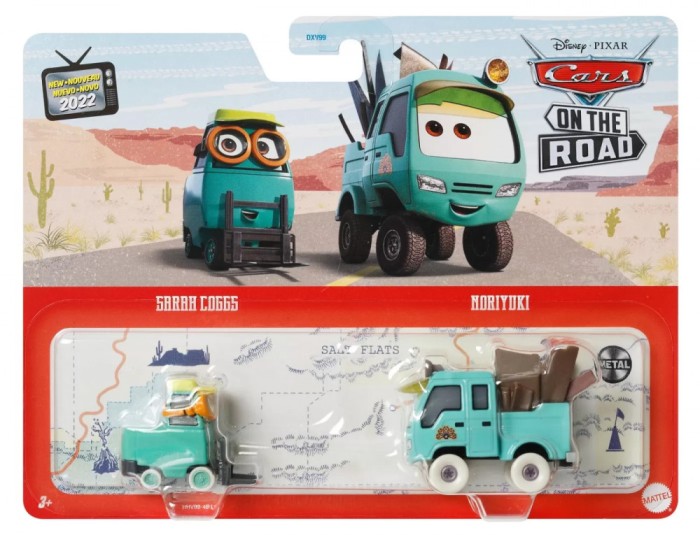 Cars3 Set 2 Masinute Metalice Sarah Coggs Si Noriyuki