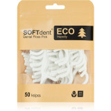 Cumpara ieftin SOFTdent ECO Dental Floss Pick scobitori dentare cu filet 50 buc