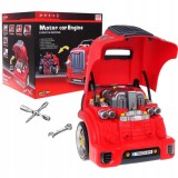 SET INTERACTIV DE VEHICULE MECANICĂ 59 ELEMENTE LUMINI SUNETE INSTRUMENTE