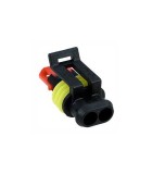 Conector cablu Superseal 1.5 mama mufa 2 pini IP67 TE Connectivity