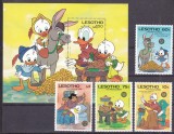 Lesotho 1985 Disney Grimm MI 551-554 + bl.29 MNH