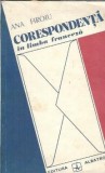 Corespondenta in limba franceza - Ana Firoiu