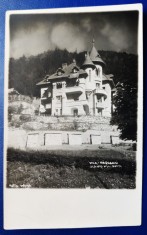 Slanic Moldova - Vila Rascanu - interbelica, tip fotografie, necirculata, foto Weiss foto