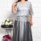 Rochie Maxi Casandra Antracit - 48Marimea