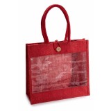 Gentuta cadouri iuta rosie cm 38x15x60 H