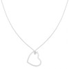Colier Damă Tommy Hilfiger Inimă Aurit, Oțel Inoxidabil, Galben, 46cm - Elegant și Romantic