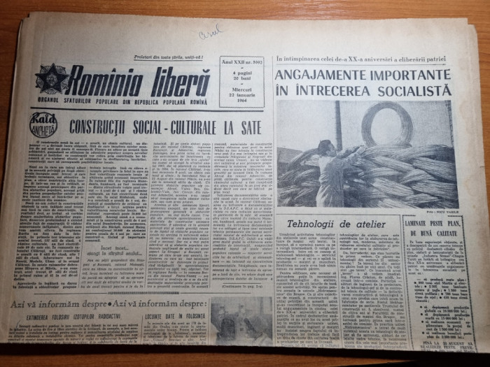 romania libera 22 ianuarie 1964-opera maghiara din cluj
