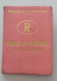 QW13 7 - 1968 - Permis de conducere - RSR - piesa de colectie!, Documente